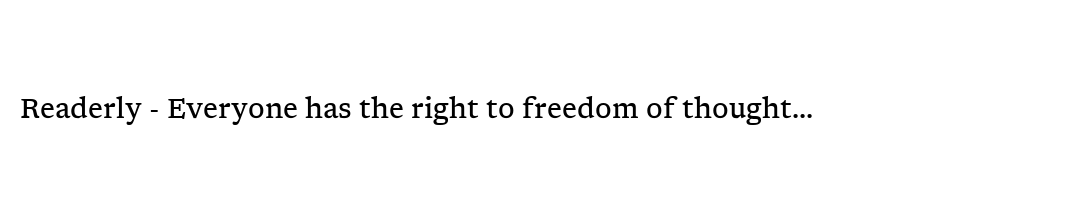 Preview of Readerly