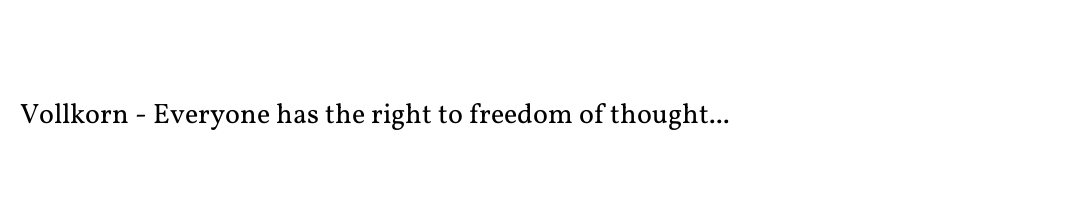 Preview of Vollkorn
