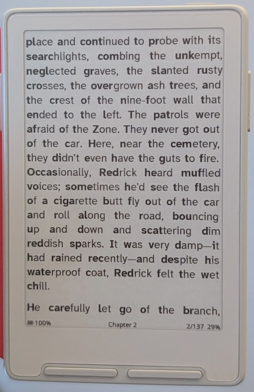 Focus Reading with Atkinson Hyperlegible Next font